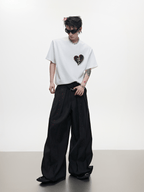 Metal Bead Heartbreak Embellished Fitted Tee - COPPING THREADS - ArguE CulturE