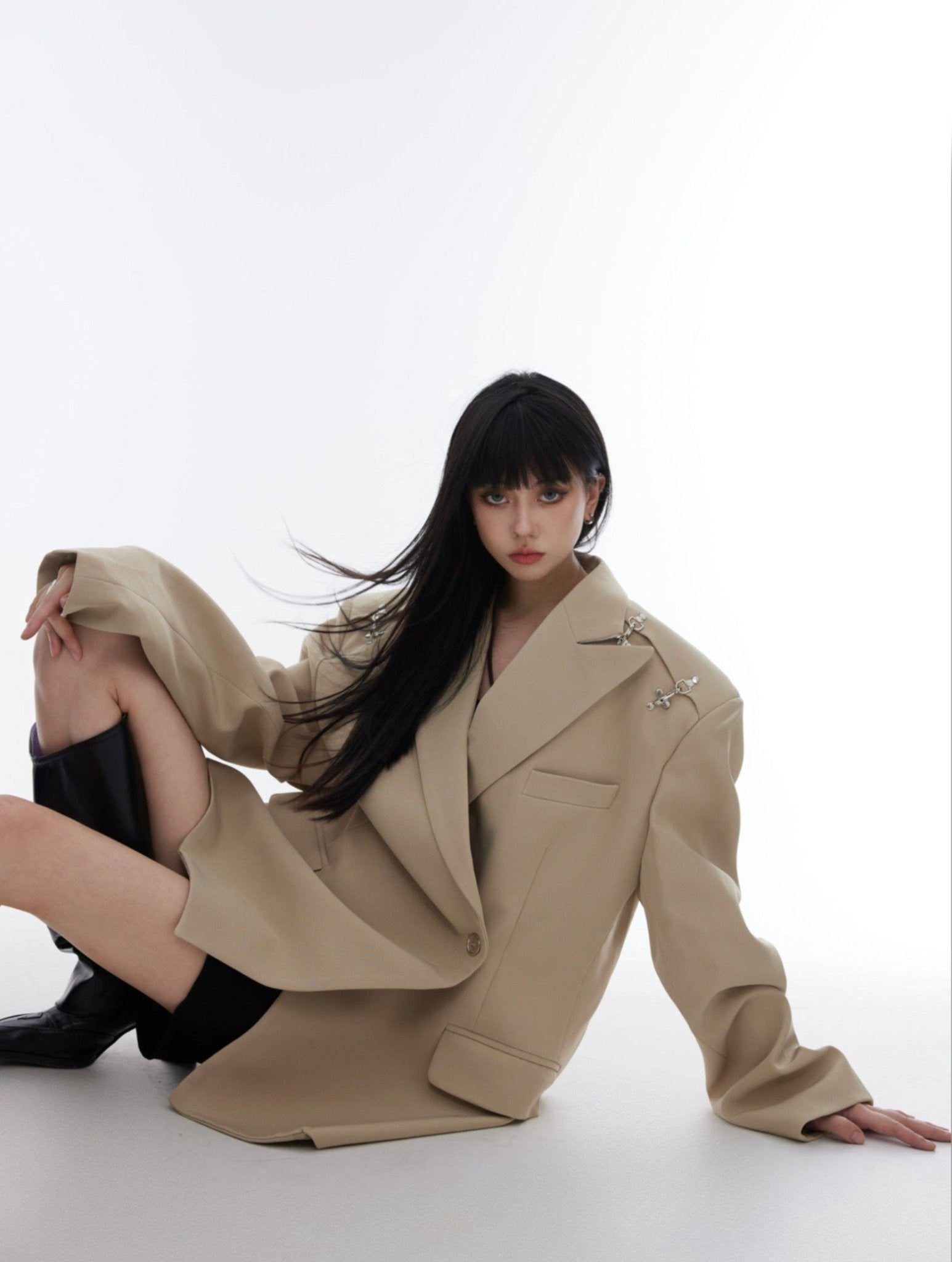 Metal Buckle One - Shoulder Blazer - COPPING THREADS - CT Select