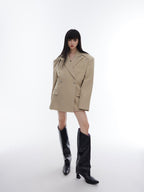 Metal Buckle One - Shoulder Blazer - COPPING THREADS - CT Select