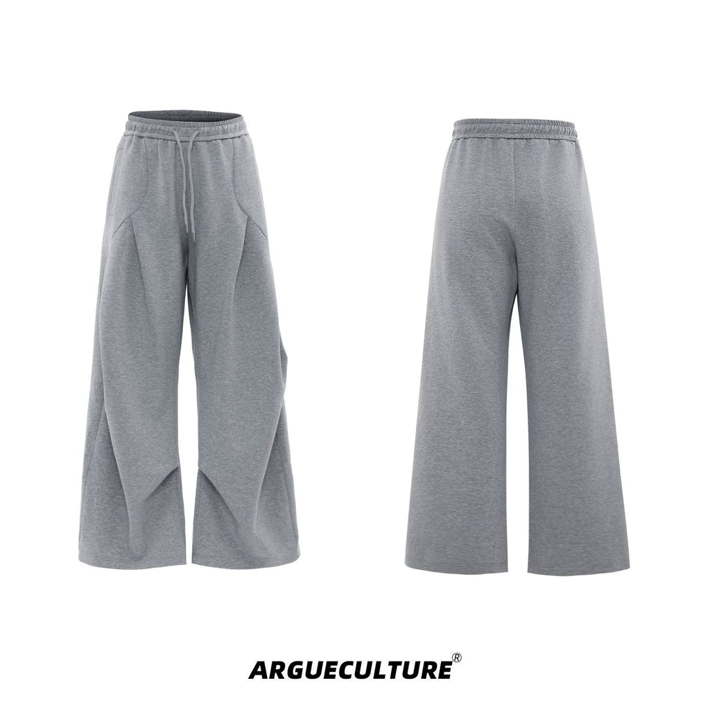 Metal-Detail Padded-Shoulder Top and Pleated Pants Set - COPPING THREADS - Argue Culture