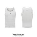 Metal Detail Ribbed U - Neck Tank Top - COPPING THREADS - ArguE CulturE