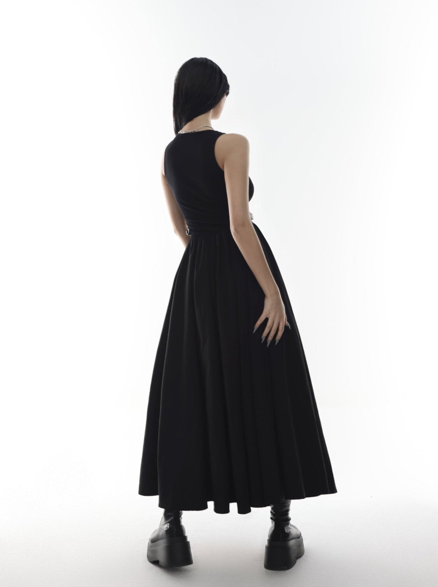 Metal Hollow Out Sleeveless Dress - COPPING THREADS - CT Select