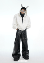 Metal Studded Winged Seams Oversized Hoodie - COPPING THREADS - ArguE CulturE