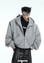 Metal Studded Winged Seams Oversized Hoodie - COPPING THREADS - ArguE CulturE