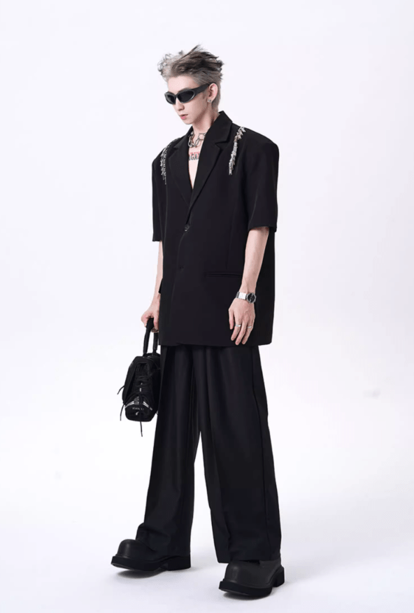 Metal Zipper Blazer - COPPING THREADS - CT Select