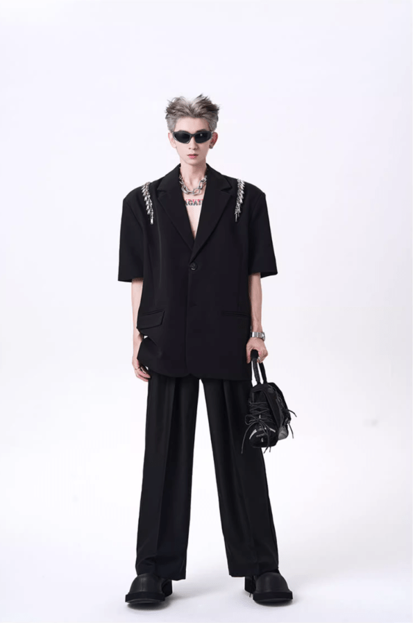 Metal Zipper Blazer - COPPING THREADS - CT Select