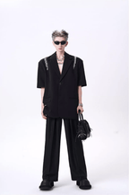 Metal Zipper Blazer - COPPING THREADS - CT Select