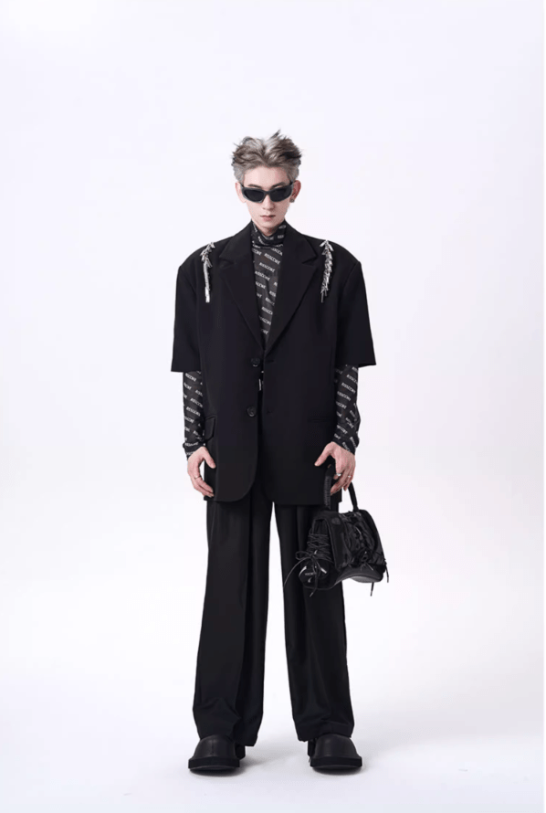 Metal Zipper Blazer - COPPING THREADS - CT Select