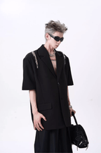 Metal Zipper Blazer - COPPING THREADS - CT Select