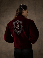 Metallic Button Embellished Cropped Jacket - COPPING THREADS - ArguE CulturE