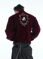 Metallic Button Embellished Cropped Jacket - COPPING THREADS - ArguE CulturE