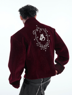 Metallic Button Embellished Cropped Jacket - COPPING THREADS - ArguE CulturE