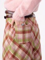 Midi Checkered Skirt - COPPING THREADS - 11SH