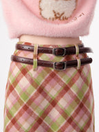 Midi Checkered Skirt - COPPING THREADS - 11SH