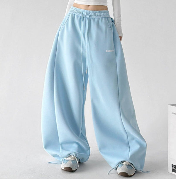 Minimal-Logo Curved-Leg Sweatpants - CT2695 - COPPING THREADS - CT ORIGINALS