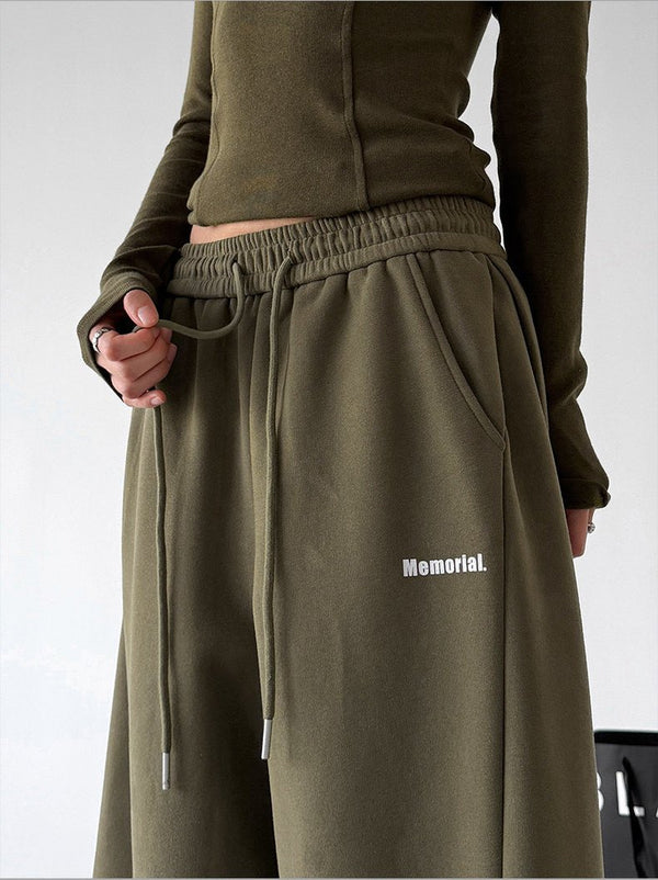 Minimal-Logo Curved-Leg Sweatpants - CT2695 - COPPING THREADS - CT ORIGINALS