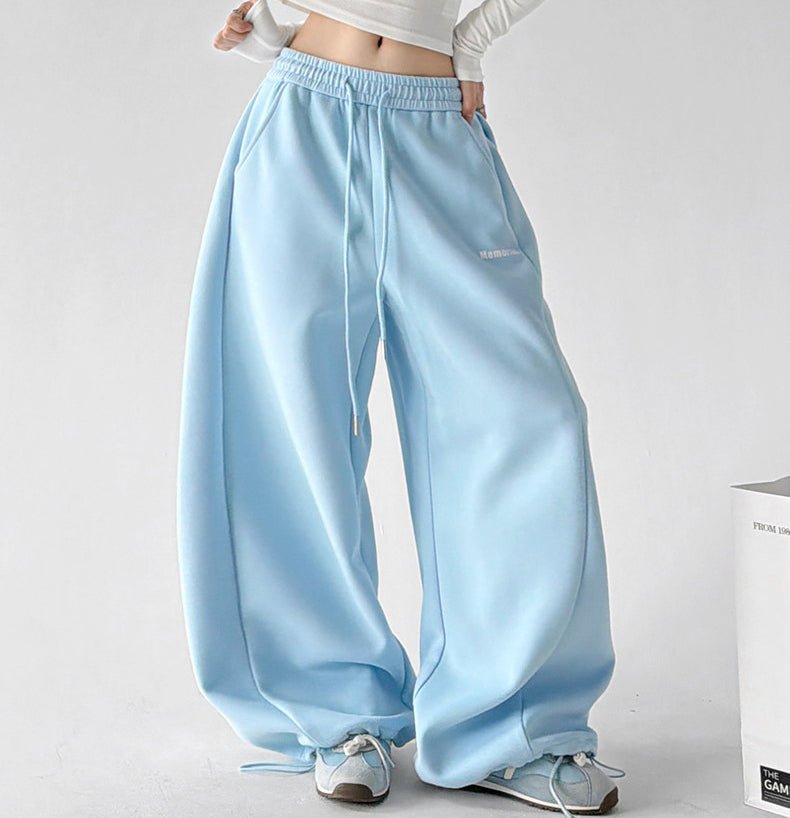 Minimal-Logo Curved-Leg Sweatpants - CT2695 - COPPING THREADS - CT ORIGINALS