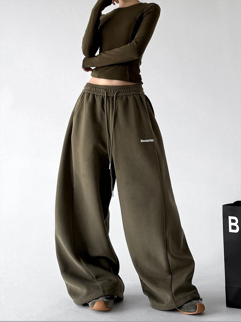 Minimal-Logo Curved-Leg Sweatpants - CT2695 - COPPING THREADS - CT ORIGINALS