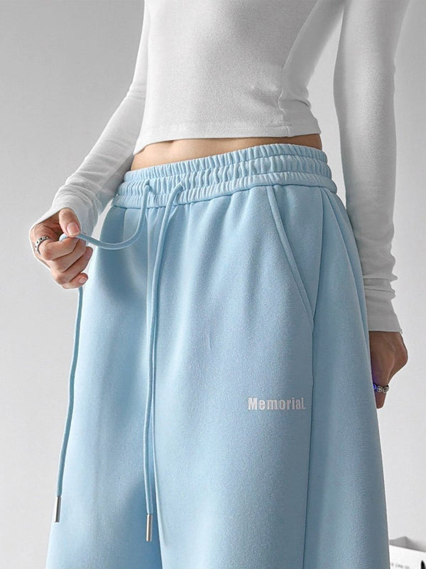 Minimal-Logo Curved-Leg Sweatpants - CT2695 - COPPING THREADS - CT ORIGINALS