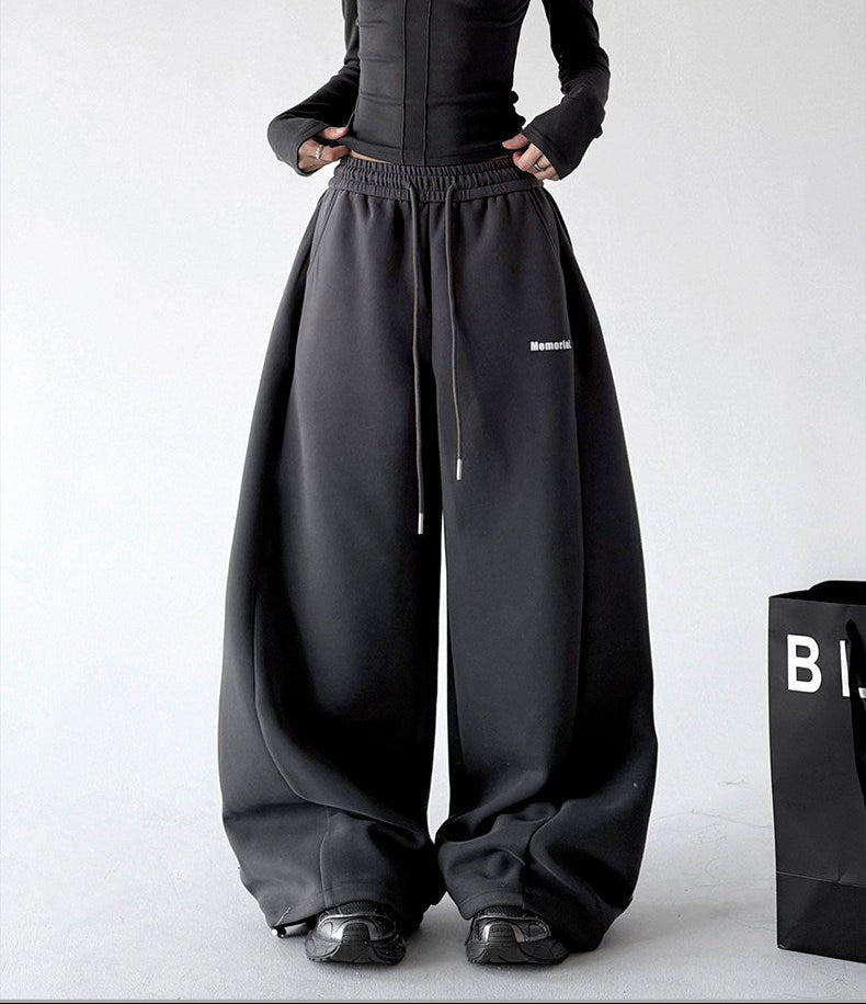 Minimal-Logo Curved-Leg Sweatpants - CT2695 - COPPING THREADS - CT ORIGINALS