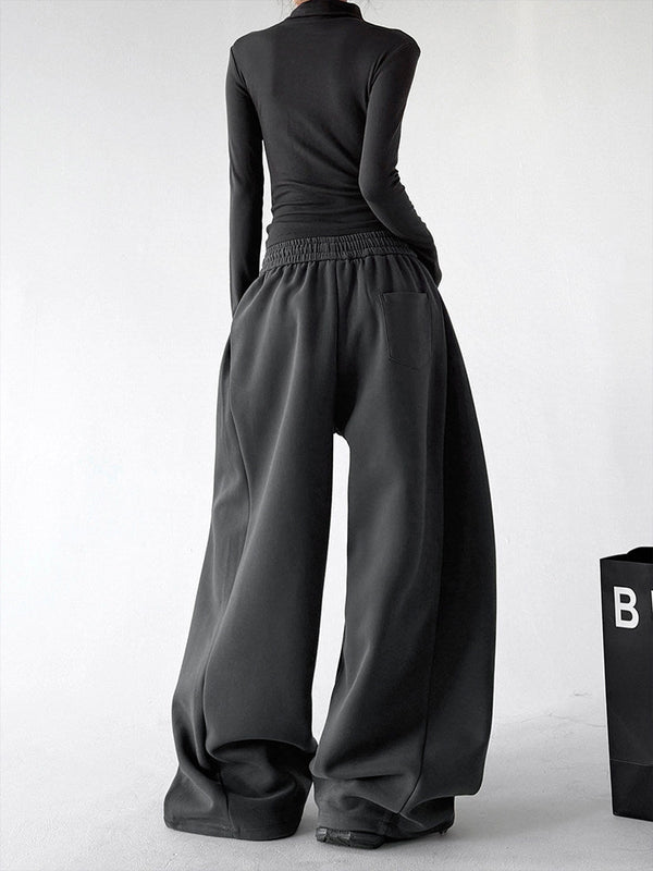 Minimal-Logo Curved-Leg Sweatpants - CT2695 - COPPING THREADS - CT ORIGINALS