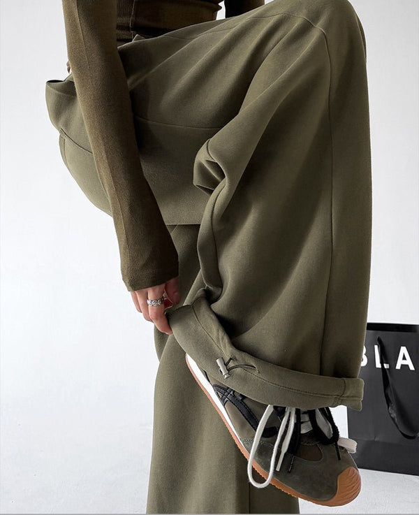 Minimal-Logo Curved-Leg Sweatpants - CT2695 - COPPING THREADS - CT ORIGINALS