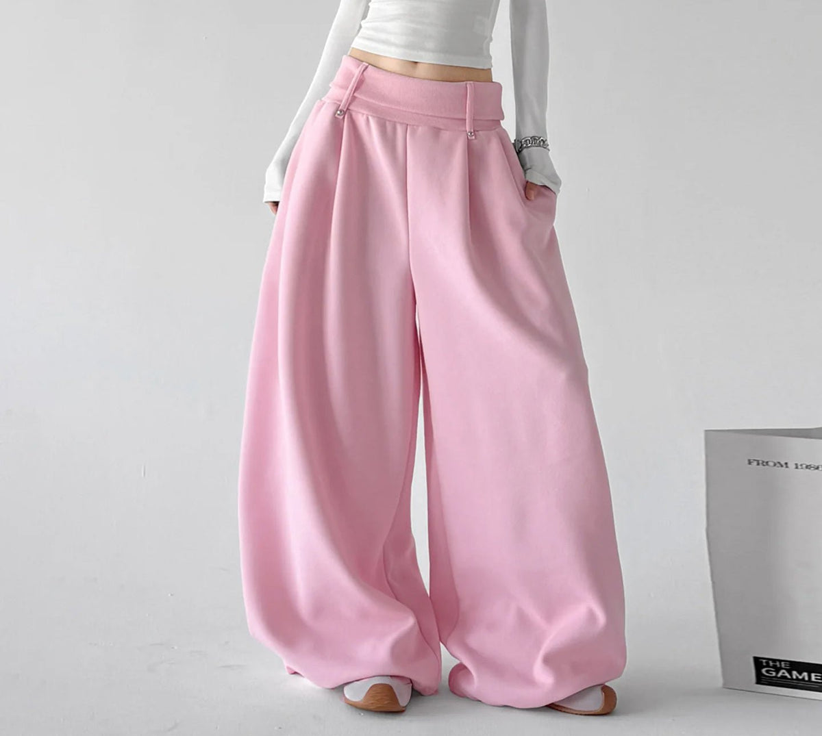 Minimal Wide-Leg Sweatpants - COPPING THREADS - CT ORIGINALS