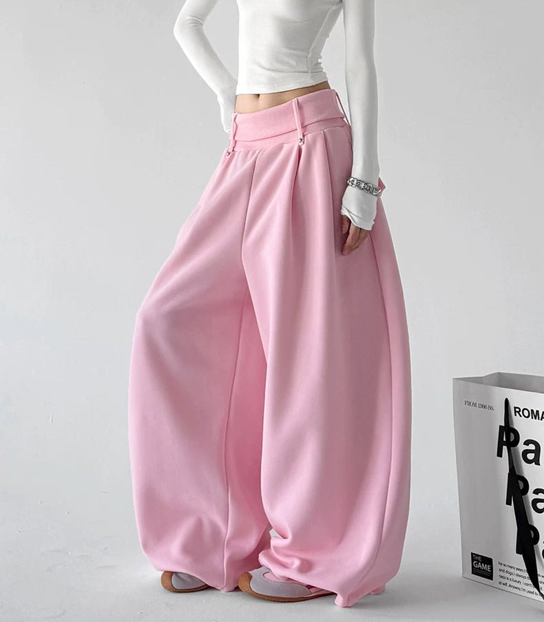 Minimal Wide-Leg Sweatpants - COPPING THREADS - CT ORIGINALS