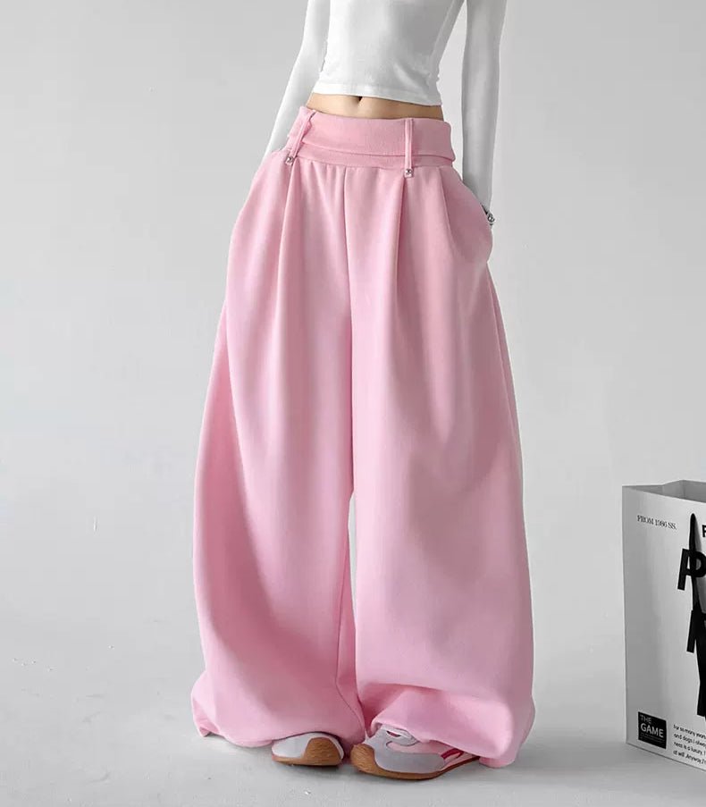 Minimal Wide-Leg Sweatpants - COPPING THREADS - CT ORIGINALS