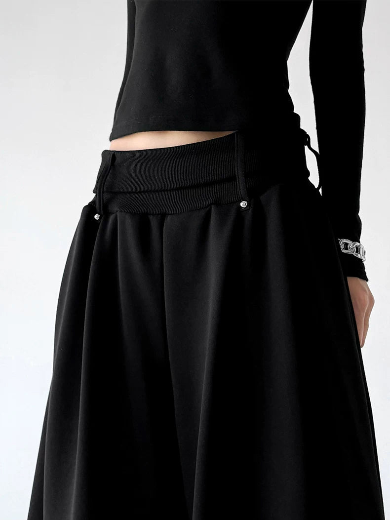 Minimal Wide-Leg Sweatpants - COPPING THREADS - CT ORIGINALS