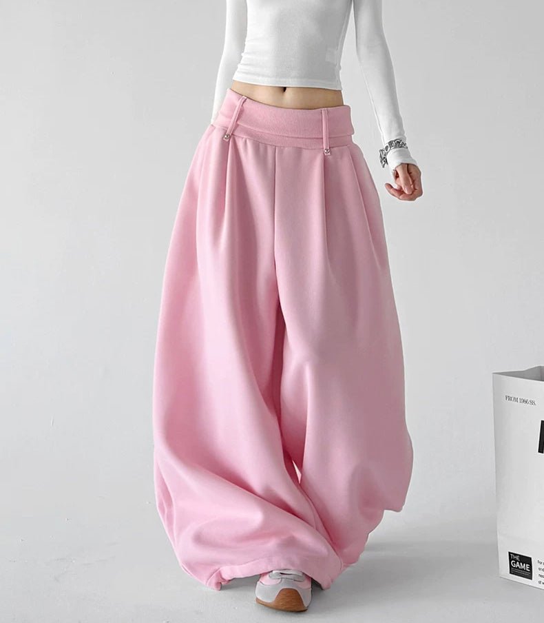 Minimal Wide-Leg Sweatpants - COPPING THREADS - CT ORIGINALS