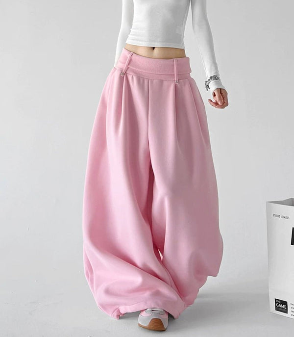 Minimal Wide-Leg Sweatpants - COPPING THREADS - CT ORIGINALS