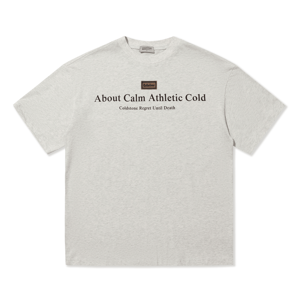 Minimalist Graphic Rubber Patch Tee - COPPING THREADS - Coldstone