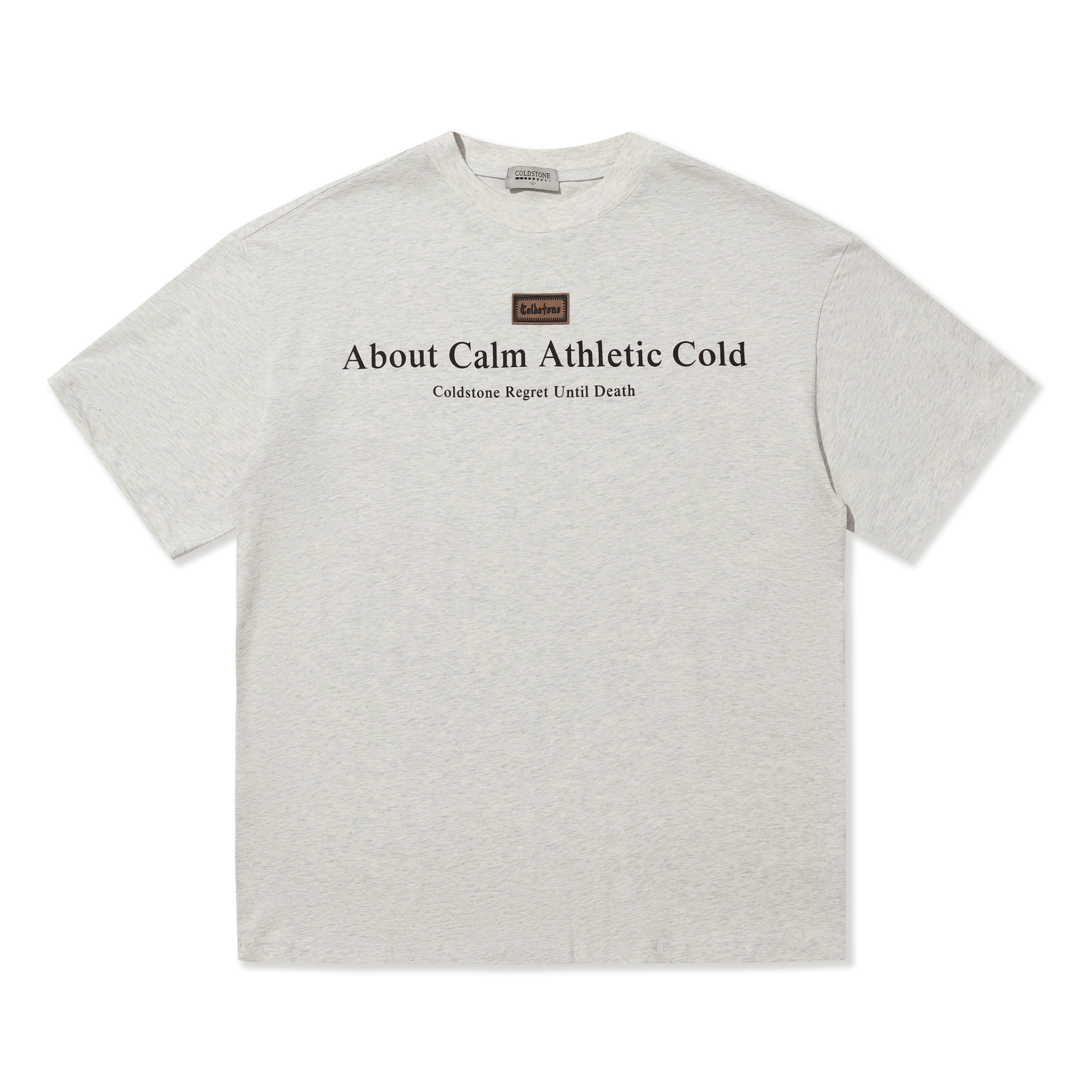 Minimalist Graphic Rubber Patch Tee - COPPING THREADS - Coldstone