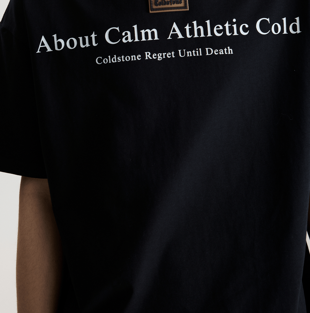 Minimalist Graphic Rubber Patch Tee - COPPING THREADS - Coldstone