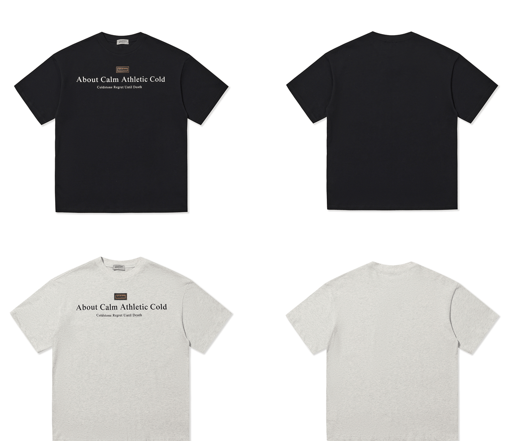 Minimalist Graphic Rubber Patch Tee - COPPING THREADS - Coldstone