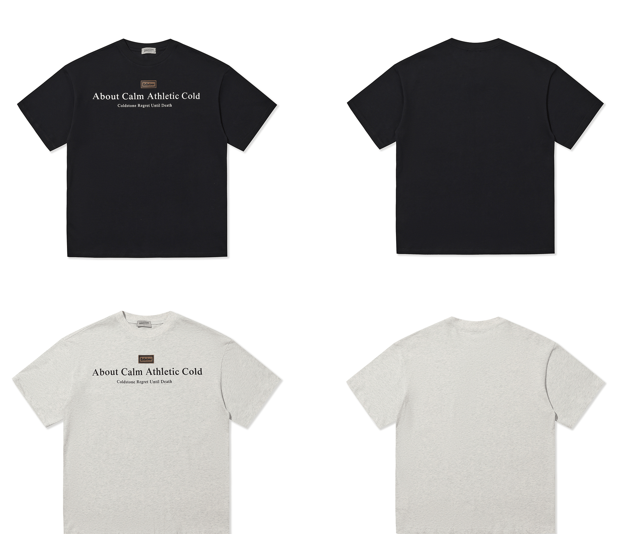 Minimalist Graphic Rubber Patch Tee - COPPING THREADS - Coldstone