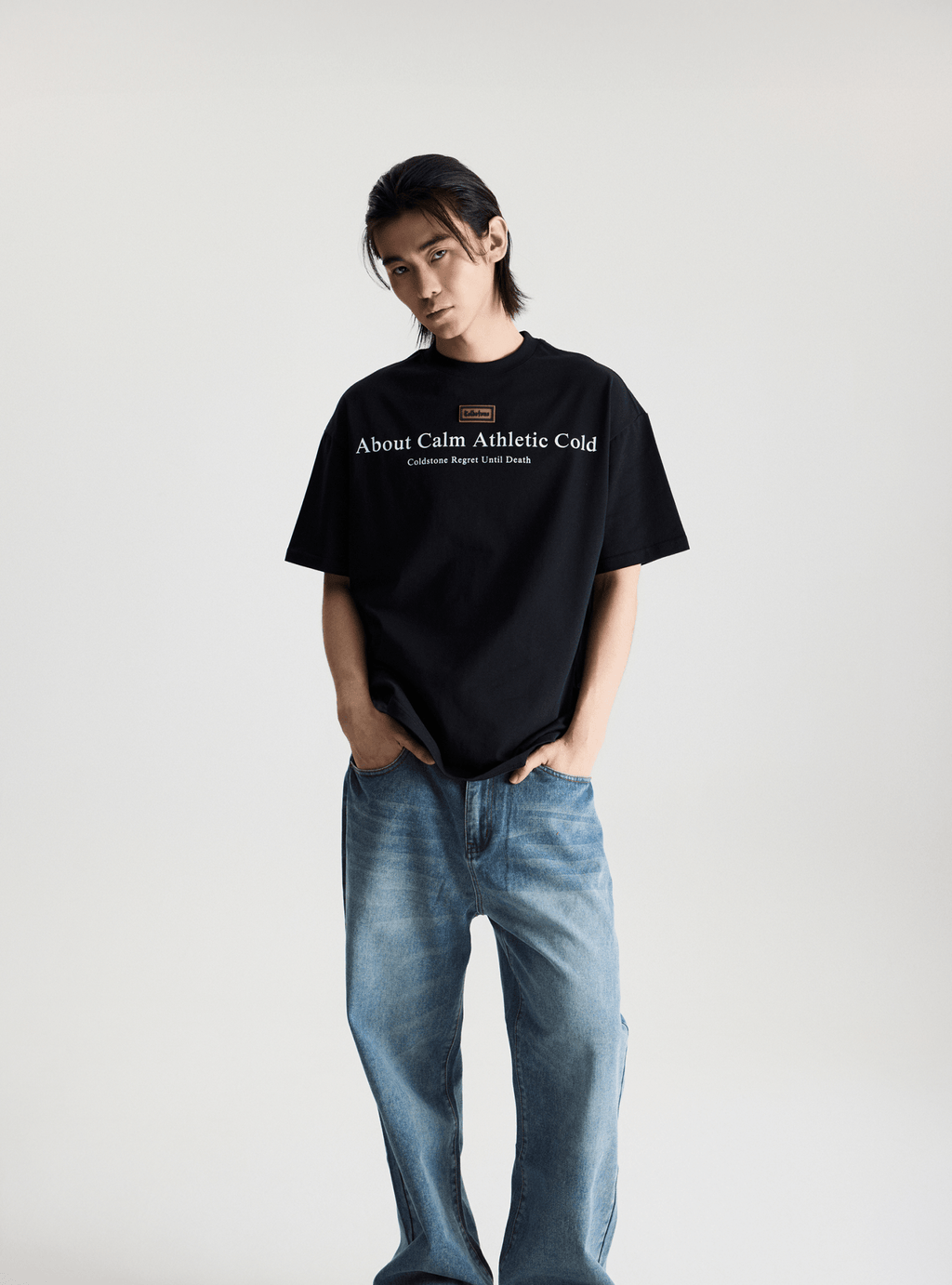 Minimalist Graphic Rubber Patch Tee - COPPING THREADS - Coldstone