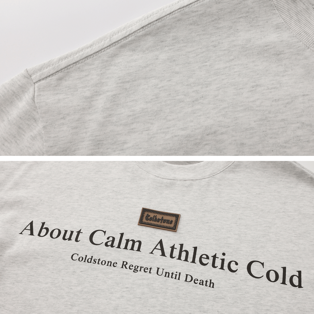 Minimalist Graphic Rubber Patch Tee - COPPING THREADS - Coldstone