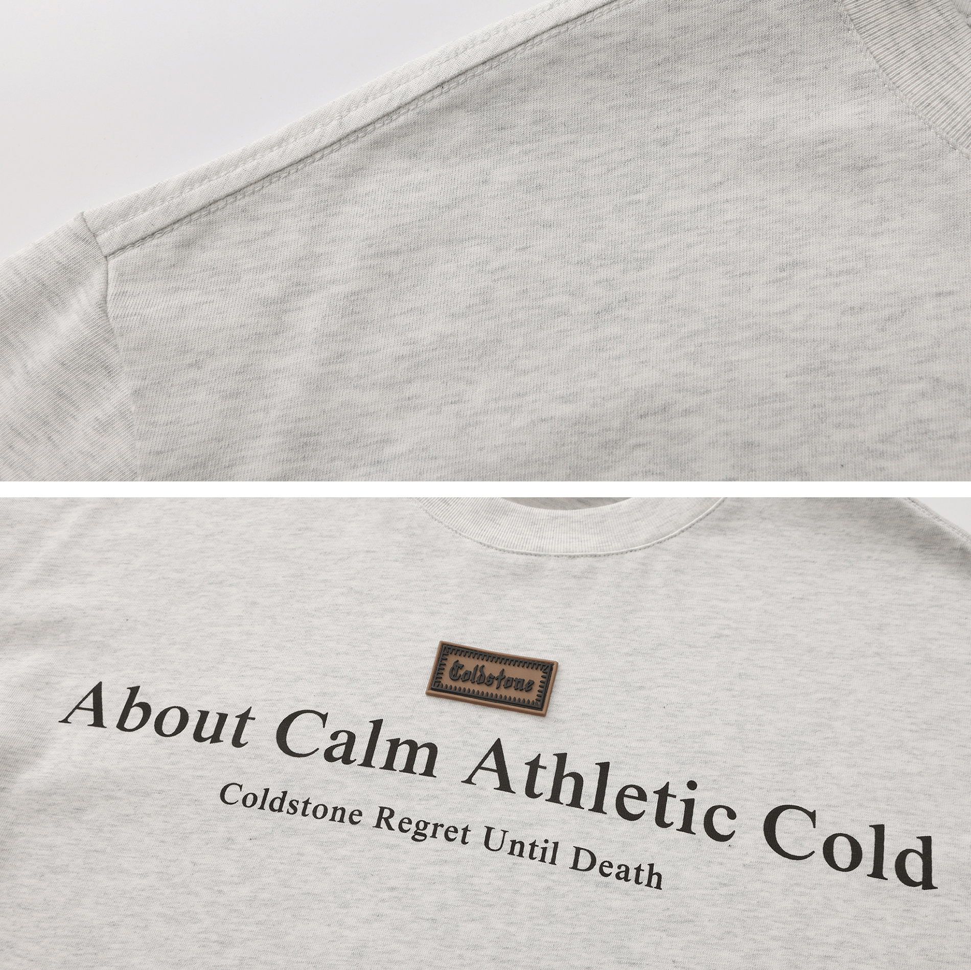 Minimalist Graphic Rubber Patch Tee - COPPING THREADS - Coldstone