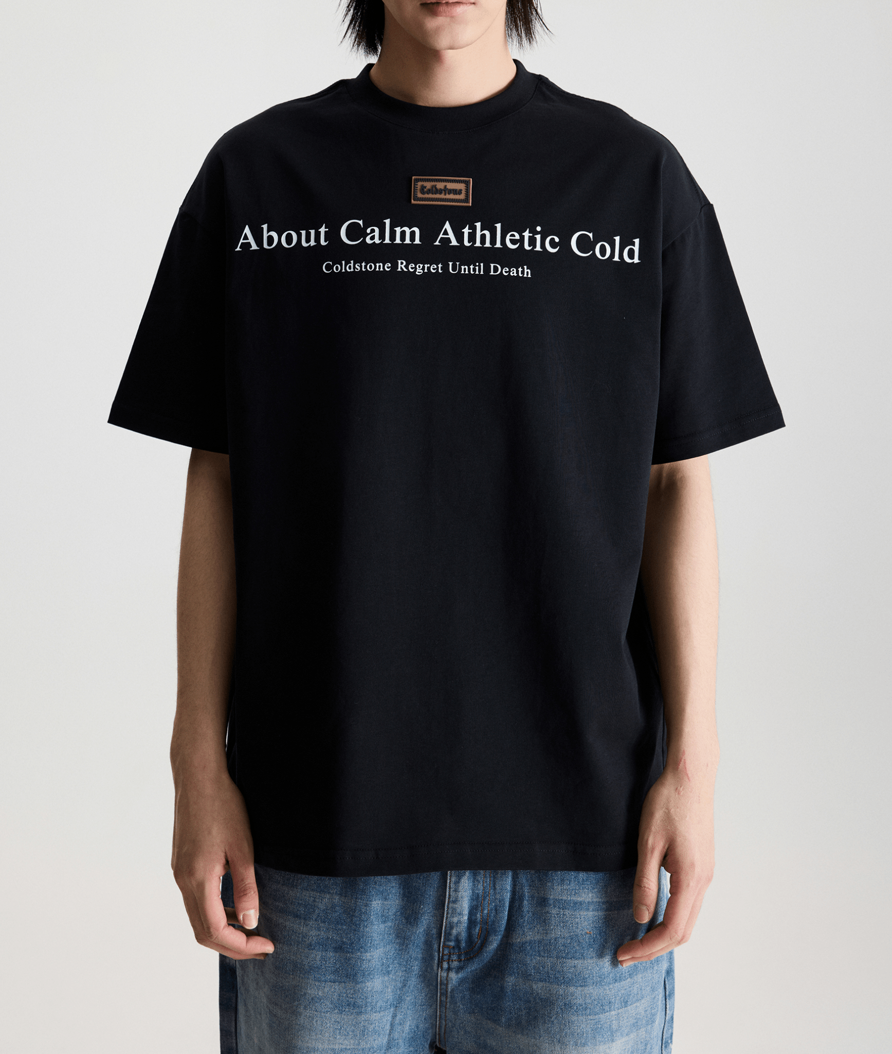 Minimalist Graphic Rubber Patch Tee - COPPING THREADS - Coldstone