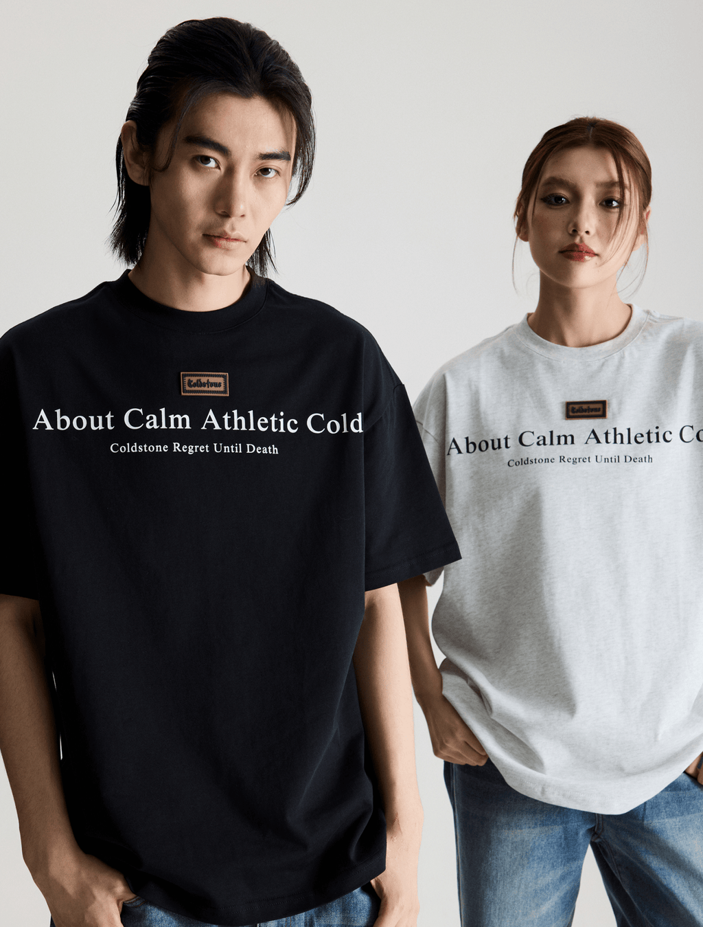 Minimalist Graphic Rubber Patch Tee - COPPING THREADS - Coldstone