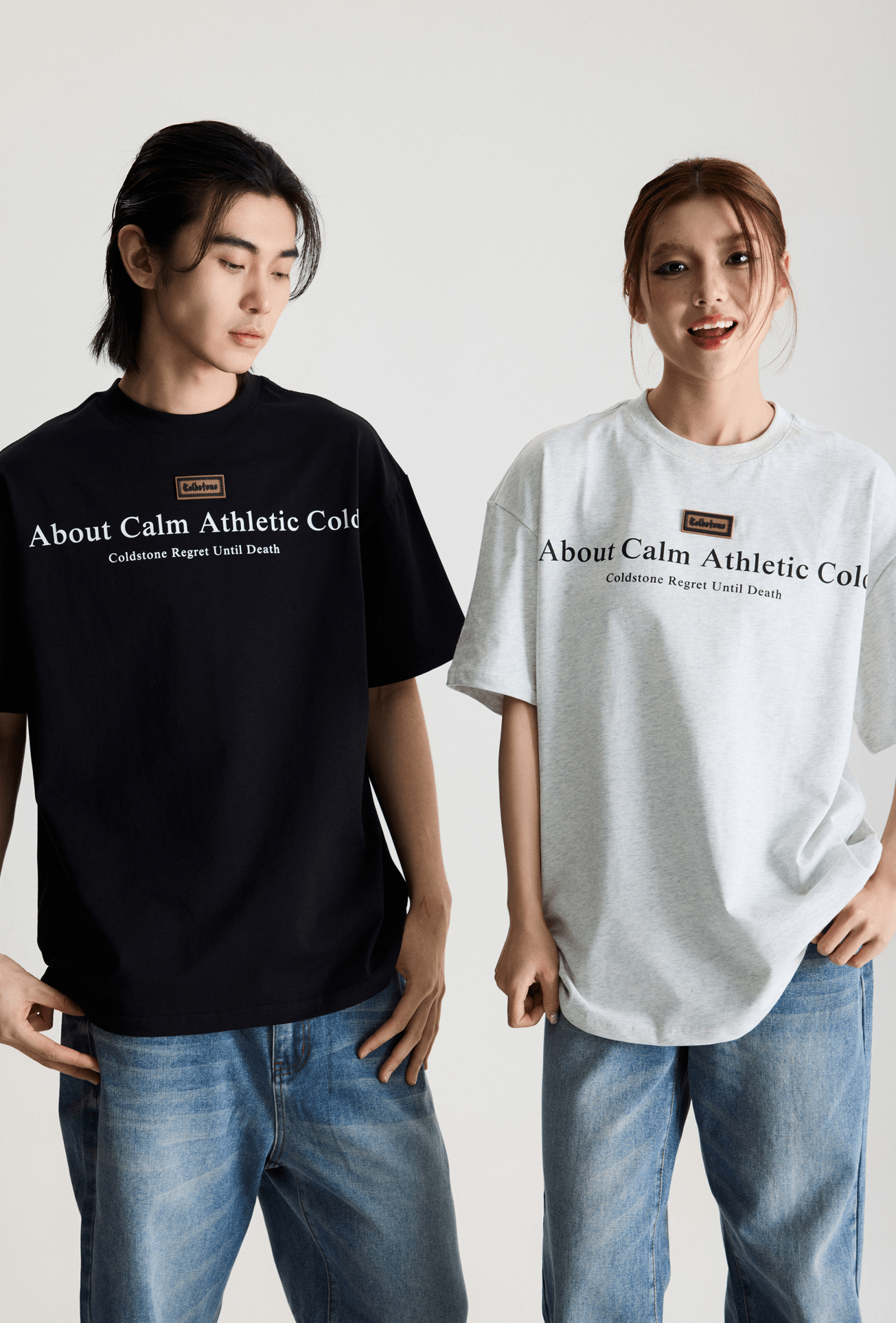 Minimalist Graphic Rubber Patch Tee - COPPING THREADS - Coldstone