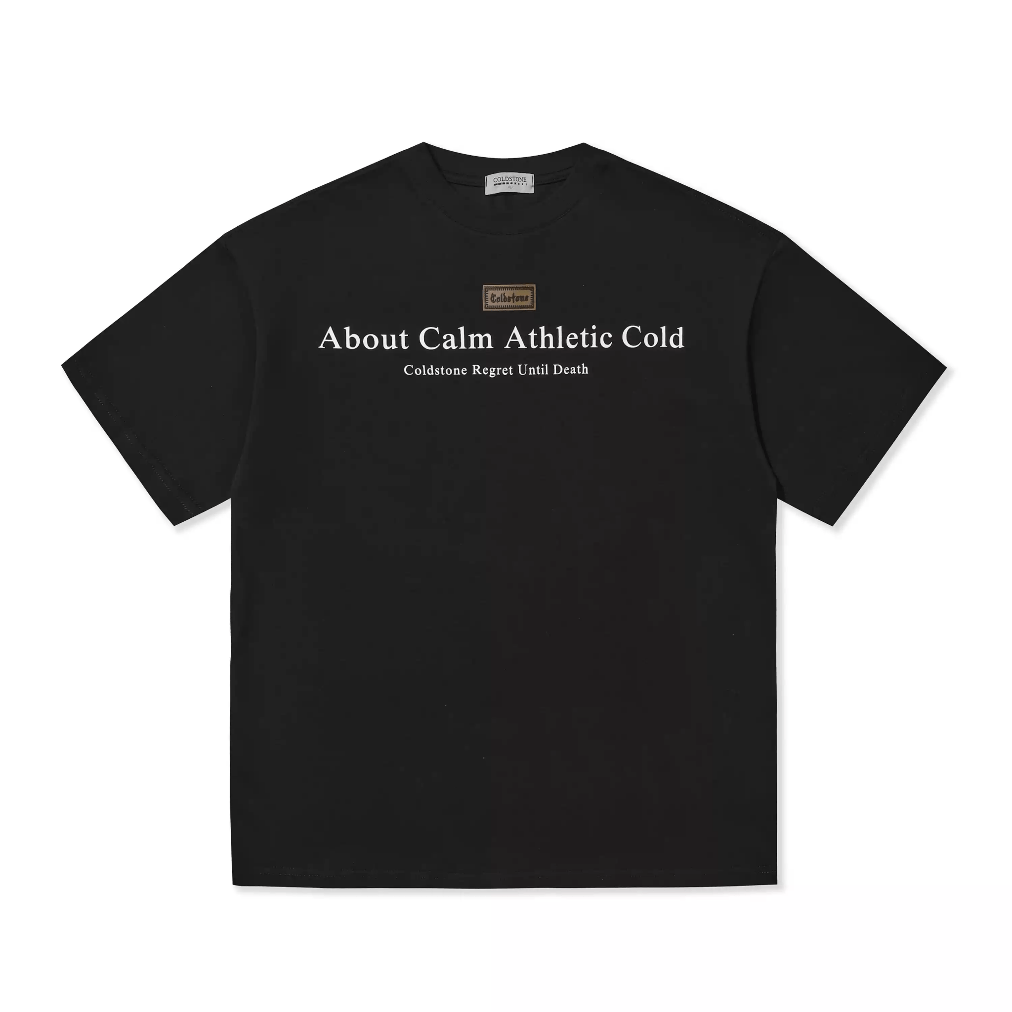 Minimalist Graphic Rubber Patch Tee - COPPING THREADS - Coldstone