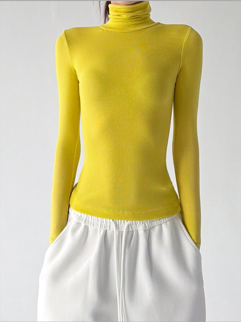 Mock-Neck Long-Sleeve Top - CT5177 - COPPING THREADS - CT ORIGINALS