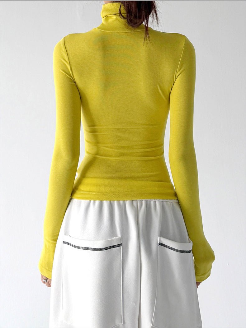 Mock-Neck Long-Sleeve Top - CT5177 - COPPING THREADS - CT ORIGINALS