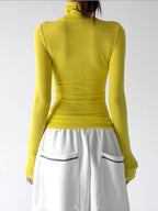 Mock-Neck Long-Sleeve Top - CT5177 - COPPING THREADS - CT ORIGINALS