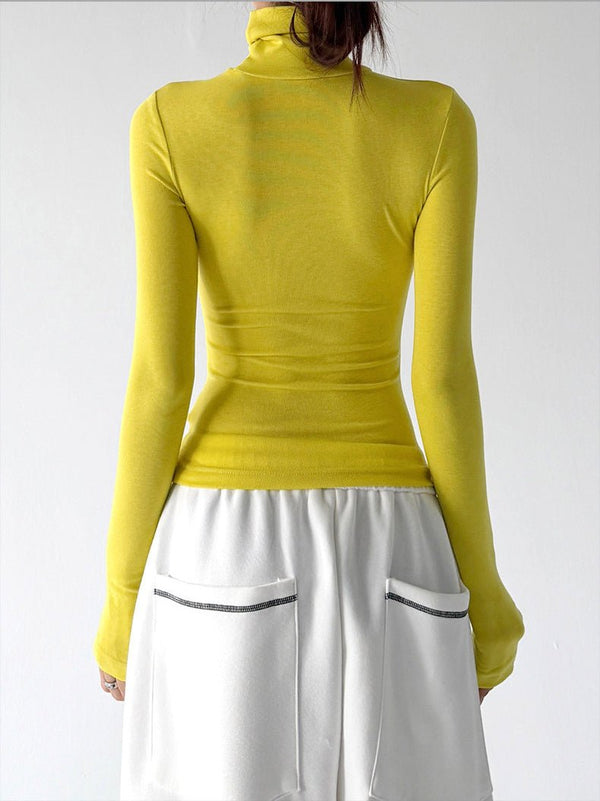Mock-Neck Long-Sleeve Top - CT5177 - COPPING THREADS - CT ORIGINALS