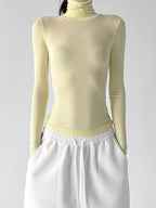 Mock-Neck Long-Sleeve Top - CT5177 - COPPING THREADS - CT ORIGINALS