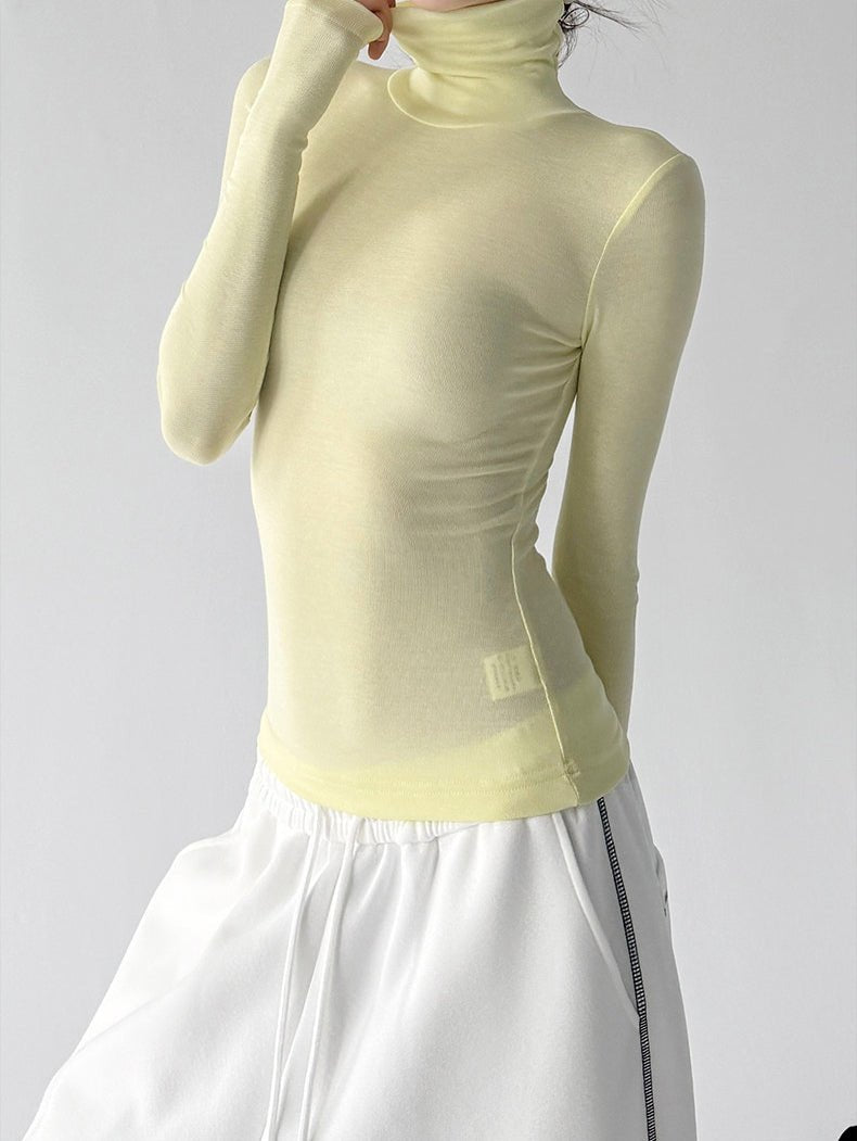 Mock-Neck Long-Sleeve Top - CT5177 - COPPING THREADS - CT ORIGINALS